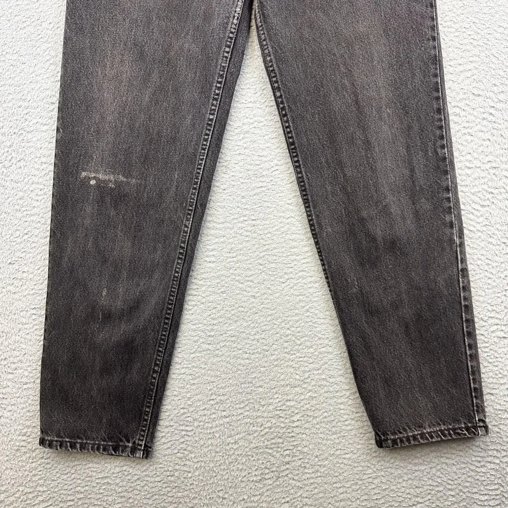 Vintage Levis 550 Jeans Mens 34x32 Black Tapered Leg Relaxed Fit Batwing USA 90s